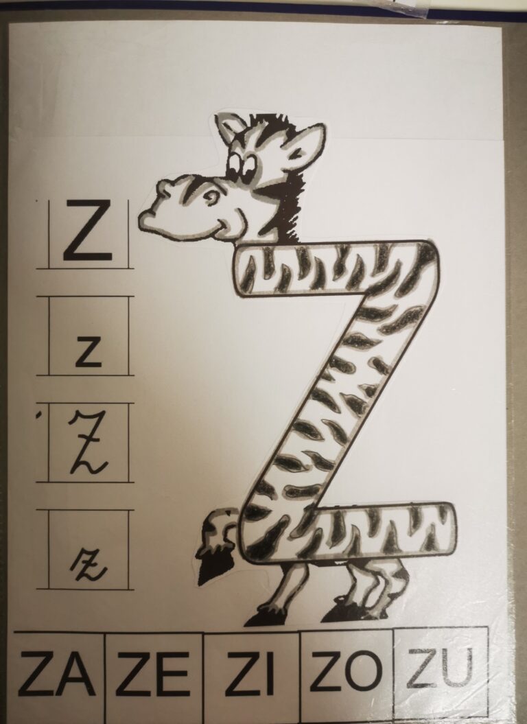 Z Per Alfabetiere Z Di Zebra Maestra Anita